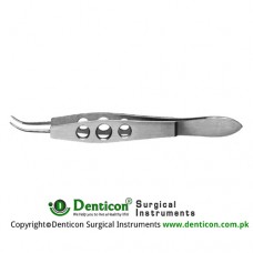 Harms Suture Tying Forcep Curved Stainless Steel, 10.5 cm - 4"